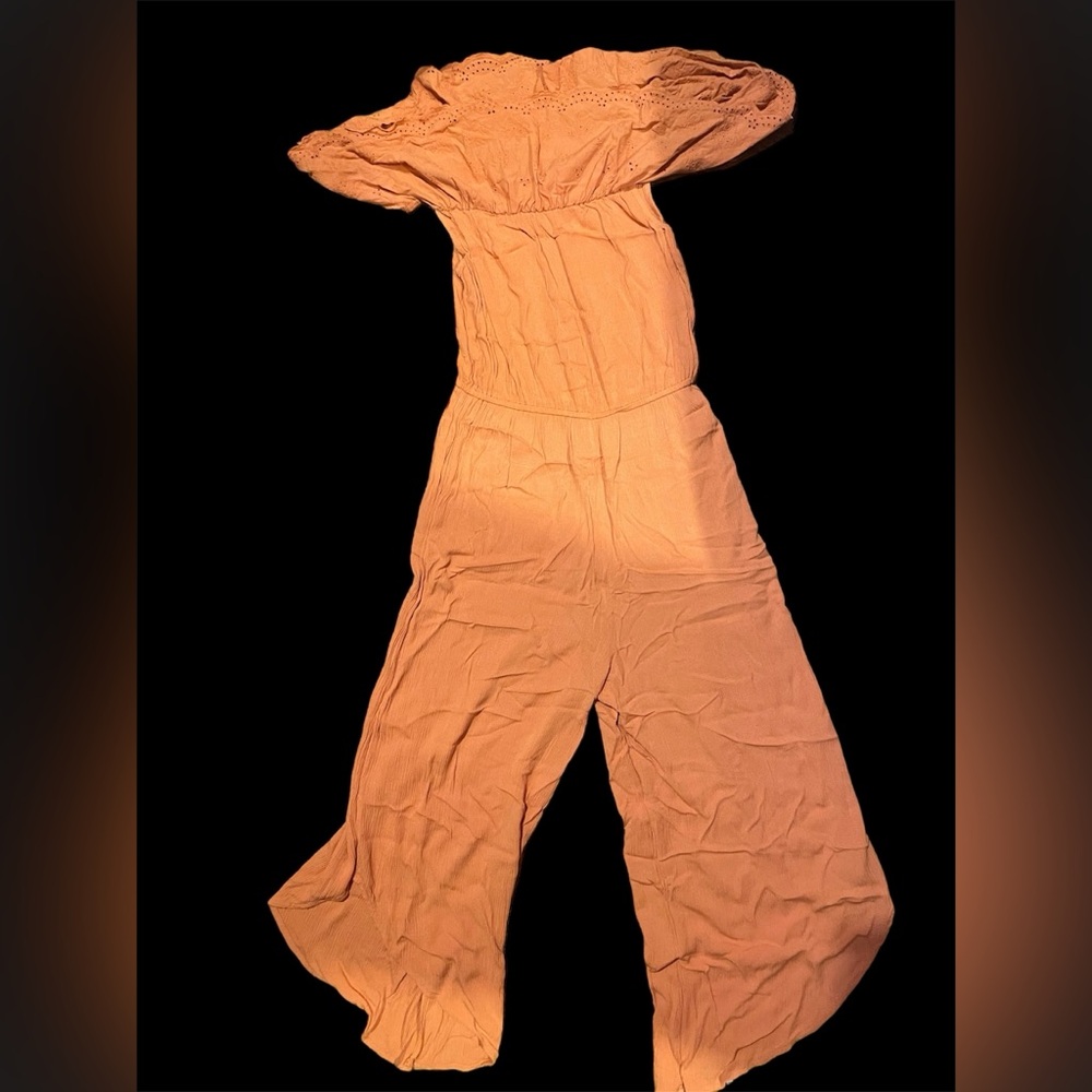 Hiatus Orange Floral Romper